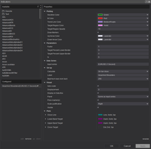 Load image into Gallery viewer, Premium Head and Shoulders NinjaTrader Indicator Settings